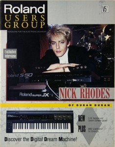 NICK RHODES ROLAND USERS GROUP 1987