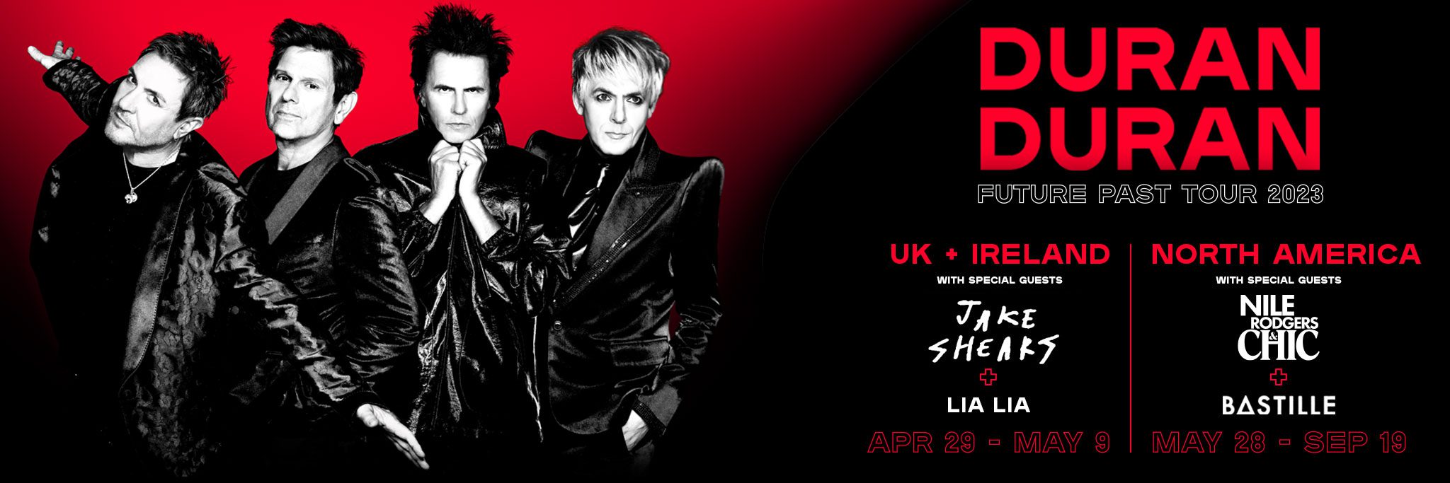 Duran UK / IE / USA Tour 2023