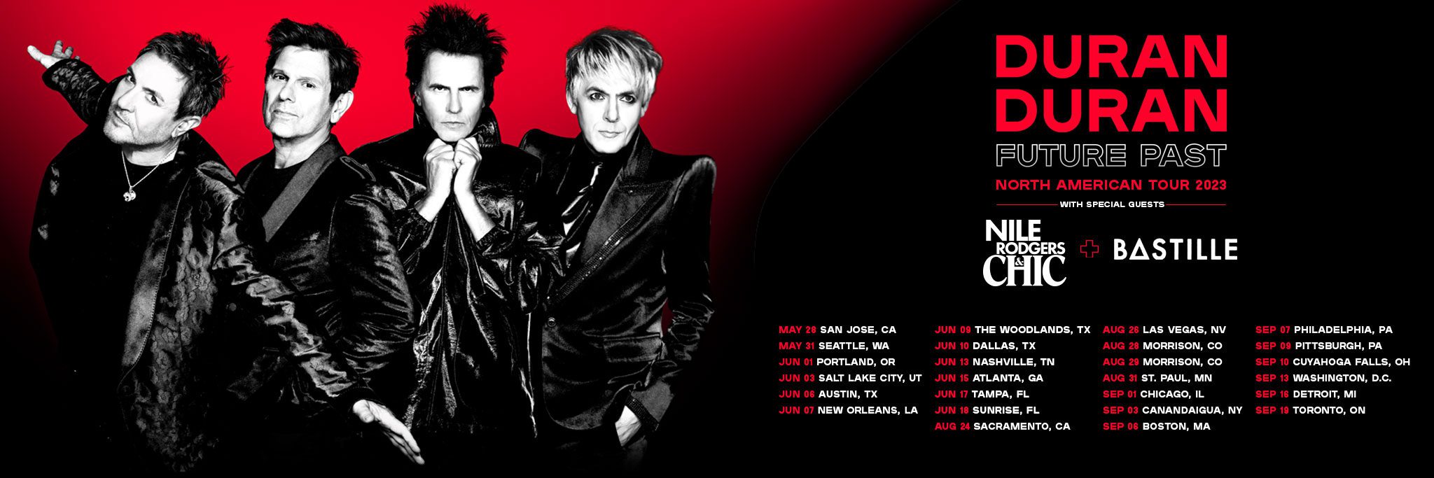 Duran UK / IE / USA Tour 2023