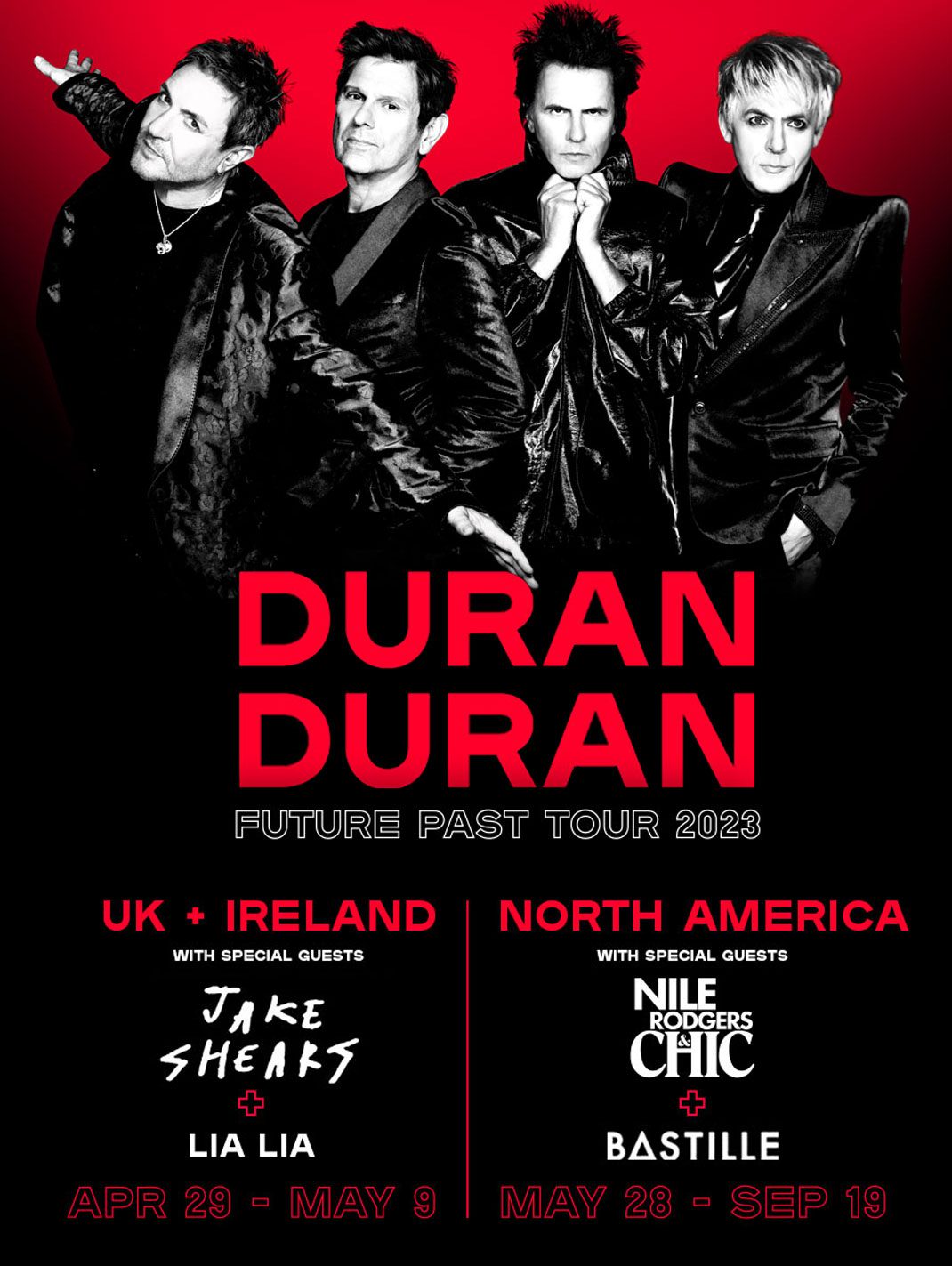 Duran UK / IE / USA Tour 2023