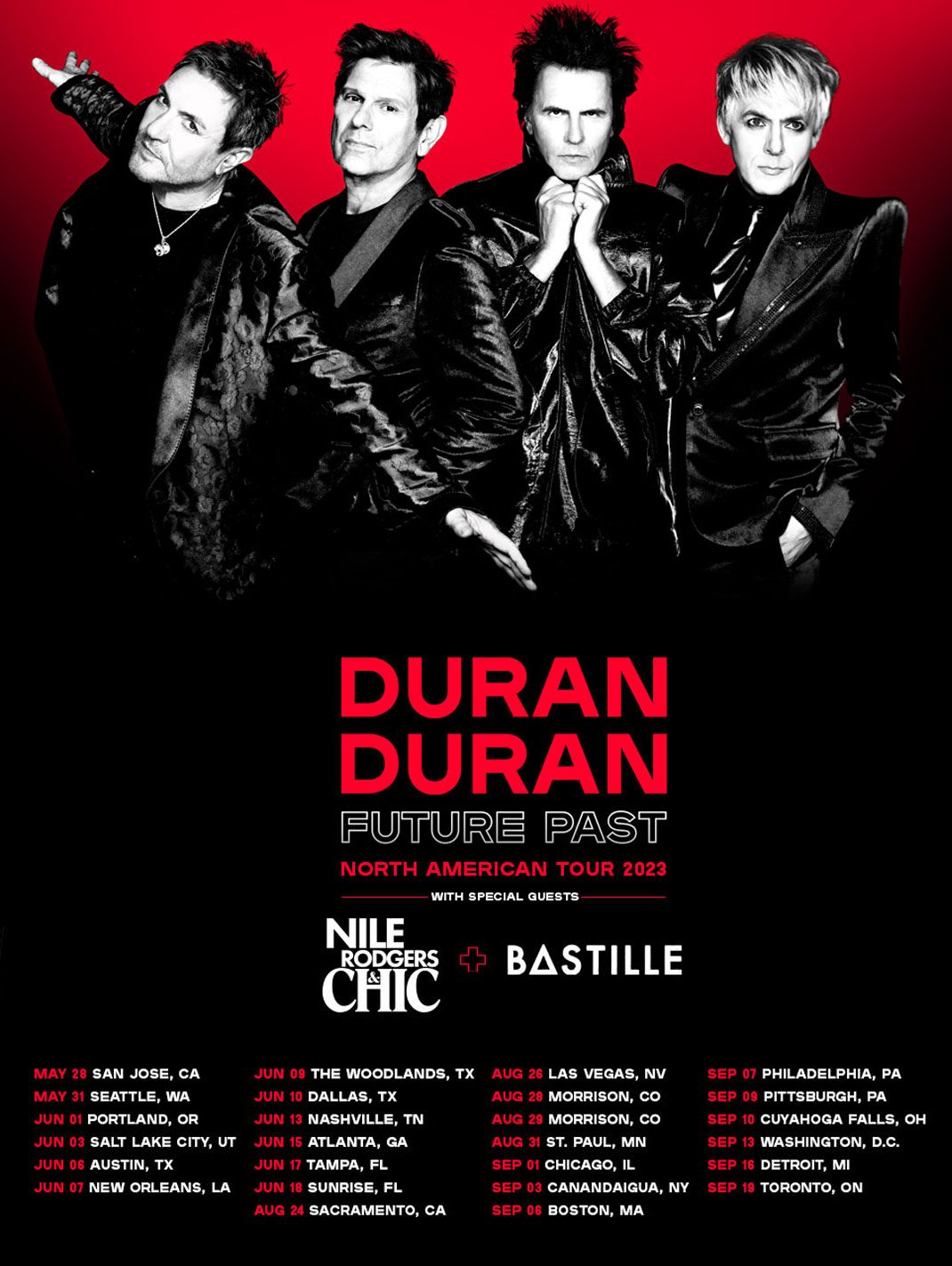 Duran UK / IE / USA Tour 2023