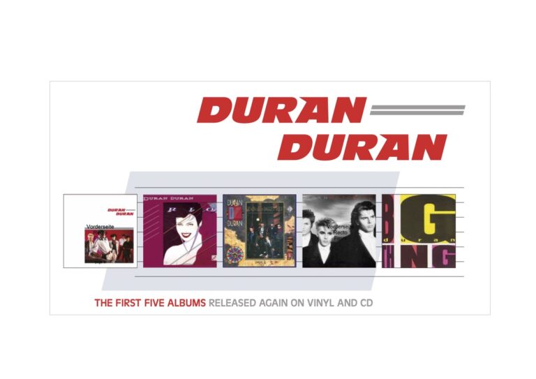 DURAN DURAN ANNOUNCE LANDMARK REISSUE OF FIRST FIVE STUDIO ALBUMS ON LP