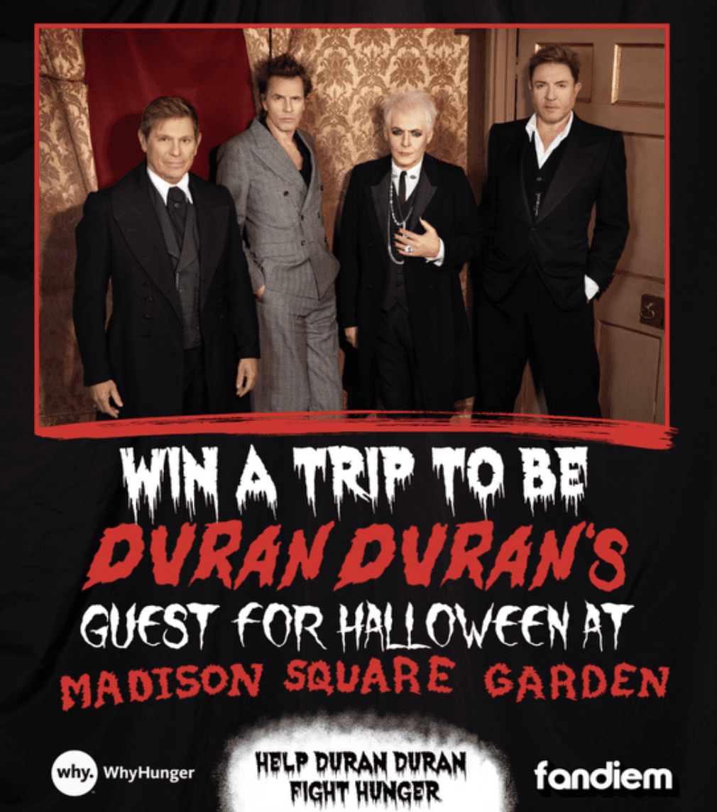 Win a Trip to Be Duran Duran's Guest for Halloween at Madison